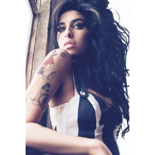 Amy Winehouse Tattoos Rock N Roll Music Poster Size 24X36